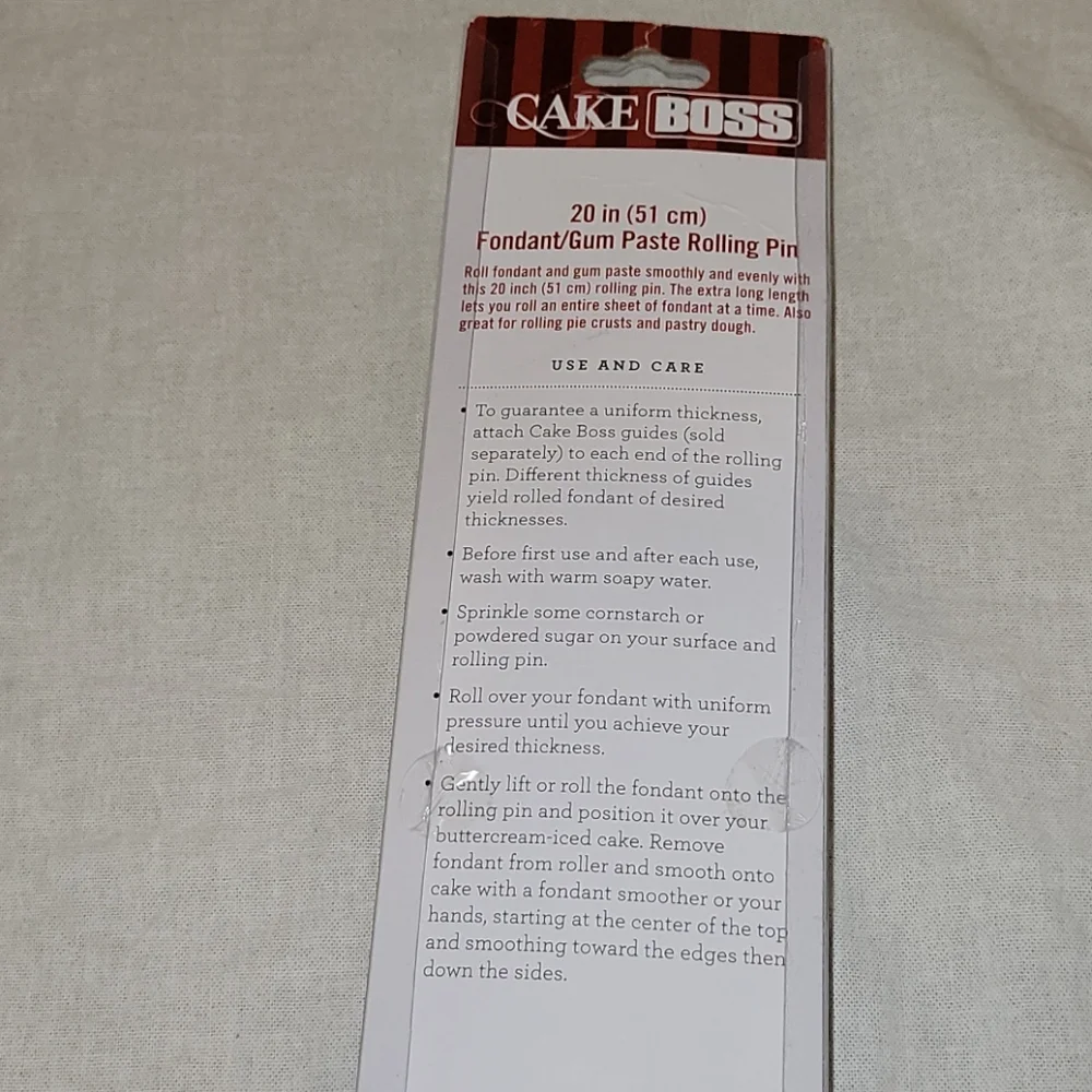 New Cake Boss 20” (51 cm) Fondant Rolling Pin